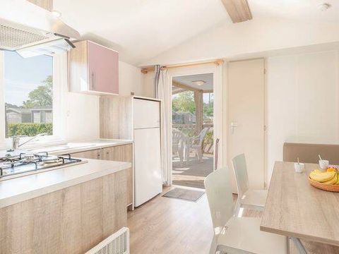 BUNGALOW 6 personnes - Mobil-home | Comfort | 3 Ch. | 6 Pers. | Terrasse surélevée