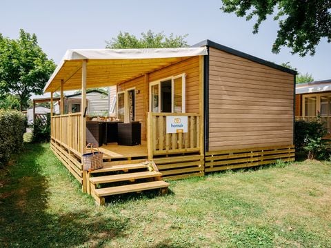 Mobilhome 6 personnes - Premium Exclusive | 2 Ch. | 4/6 Pers. | Terrasse Lounge | Clim. | TV