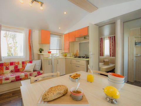 Bungalow 6 personnes - Mobil-home | Comfort | 3 Ch. | 6 Pers. | Terrasse surélevée