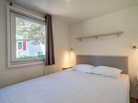 Bungalow 6 personnes - Mobil-home | Comfort | 3 Ch. | 6 Pers. | Terrasse surélevée | Clim.