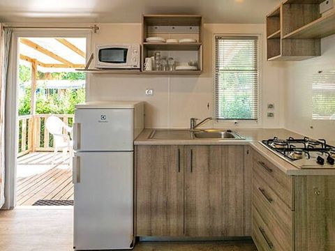 BUNGALOW 5 personnes - Mobil-home | Comfort | 2 Ch. | 5 Pers. | Terrasse simple | Clim.