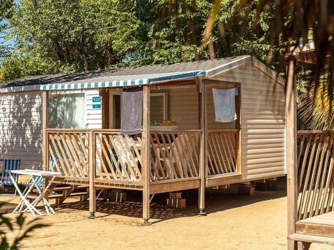 Bungalow 5 personnes - Mobil-home | Comfort | 2 Ch. | 5 Pers. | Terrasse simple | Clim.