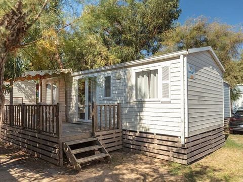 Bungalow 6 personnes - Mobil-home | Classic | 3 Ch. | 6 Pers. | Terrasse surélevée | Clim.