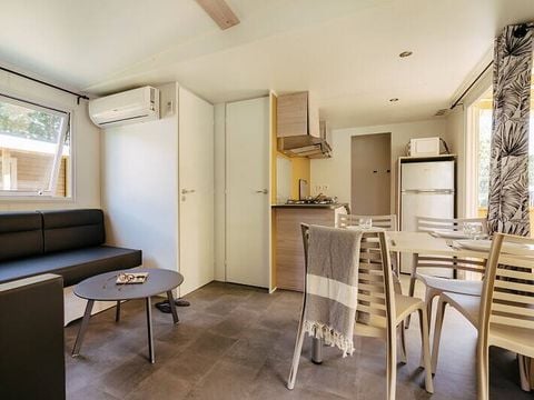 MOBILHOME 4 personnes - Mobil-home | Premium Exclusive | 2 Ch. | 4 Pers. | Terrasse Lounge | Clim. | TV