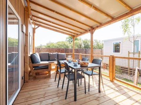 Mobilhome 4 personnes - Premium | 2 Ch. | 4 Pers. | Terrasse Lounge | Clim.