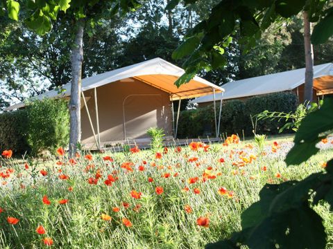 TENTE TOILE ET BOIS 5 personnes - Le Lodge Canada 2ch. 5 pers