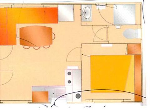 MOBILHOME 6 personnes - L'Estival 3ch. 6 pers