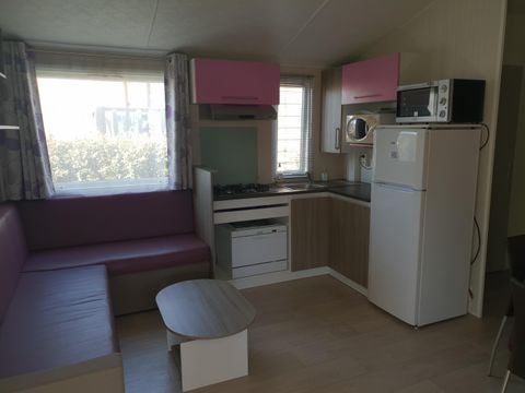 MOBILHOME 6 personnes - CAMPING ACAPULCO  3 chambres +2 SDB+terrasse couverte (lave-vaisselle )36/40m²