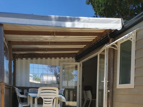 MOBILHOME 6 personnes - CAMPING ACAPULCO  3 chambres +2 SDB+terrasse couverte (lave-vaisselle )36/40m²