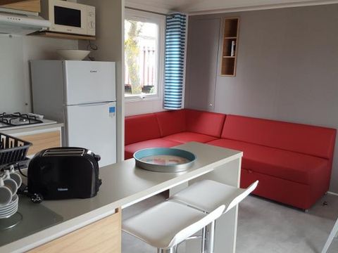 MOBILHOME 4 personnes - ACAPULCO MH 2 chambres GRAND CONFORT RESIDENTIEL terrasse couverte (117)