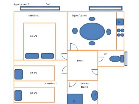 APPARTEMENT 4 personnes - N°3