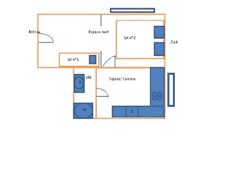 APPARTEMENT 3 personnes - N°1