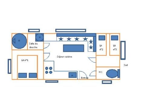 MOBILHOME 4 personnes - SUPER VENUS