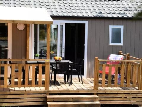 MOBILHOME 6 personnes - Mobil Home 4 Pièces 6 Personnes Climatisé + TV