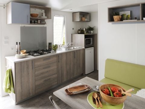 MOBILHOME 4 personnes - MOBIL-HOME 2 CHAMBRES TERRASSE SEMI COUVERTE 4 pers
