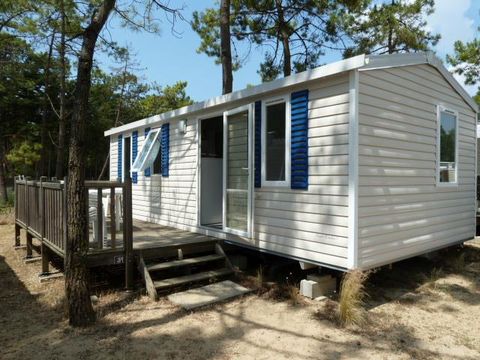 MOBILHOME 6 personnes - MOBIL-HOME 3 CHAMBRES TERRASSE 6 pers