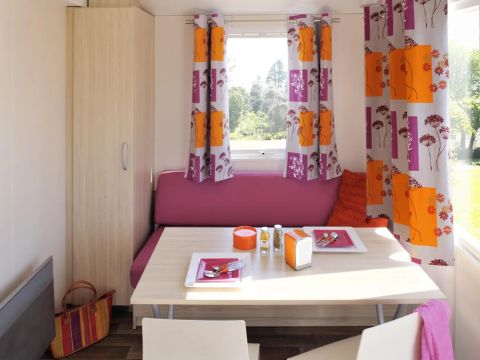 MOBILHOME 2 personnes - 1 CHAMBRE TERRASSE 16-20m²