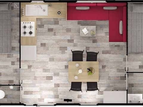 MOBILHOME 5 personnes - MH2 30 m²