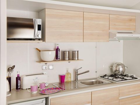 MOBILHOME 4 personnes - Résidence O'HARA PASSION ECO-Conçu 29m2 / 2 chambres - Terrasse 4 pers