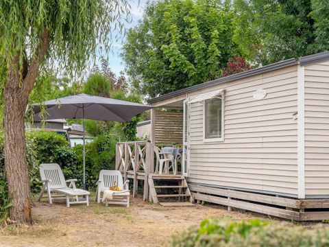 MOBILHOME 6 personnes - Résidence O'HARA PANORAMIQUE CLASSIQUE ECO-CONCU / 28m2 - 2 chambres - Terrasse semi-couverte 5/6 pers