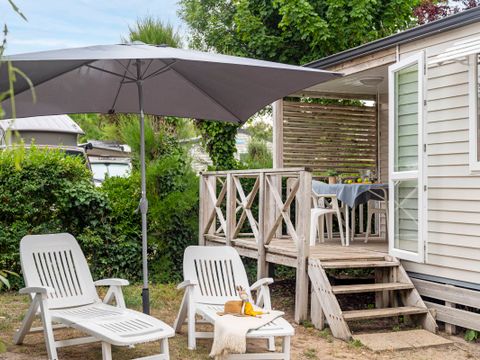 MOBILHOME 6 personnes - Résidence O'HARA PANORAMIQUE CLASSIQUE ECO-CONCU / 28m2 - 2 chambres - Terrasse semi-couverte 5/6 pers