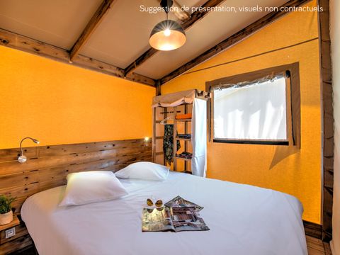 CHALET 4 personnes - Cabane Cotton Confort 32m² - 3 chambres + terrasse couverte + Quartier piéton 6 pers
