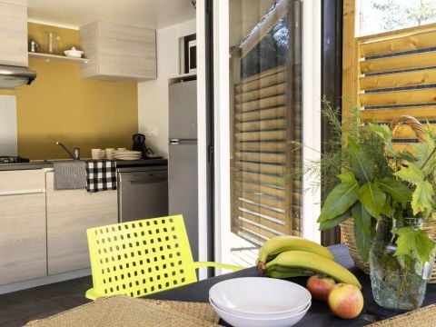 MOBILHOME 7 personnes - Mobil-home 4 Pièces 6/7 Personnes Climatisé + TV