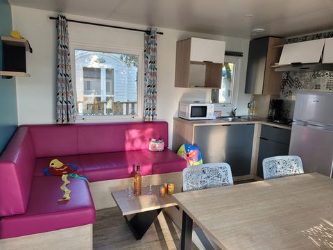 MOBILHOME 6 personnes - CALIFORNIA TRIO résidentiel 3 chambres- TV 1/6 pers