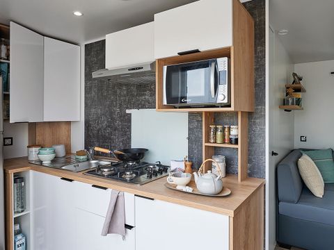 MOBILHOME 4 personnes - COTTAGE DUO PREMIUM 2 chambres - TV-LAVE VAISSELLE 4 pers