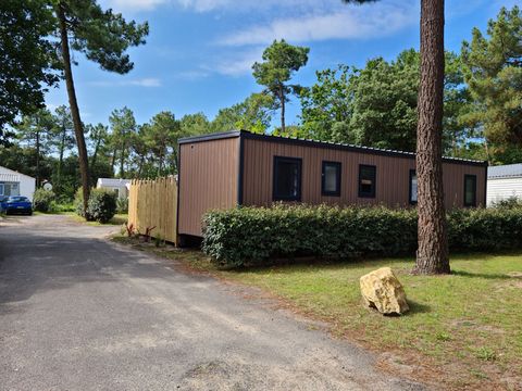 MOBILHOME 6 personnes - COTTAGE TRIO STANDING- TV- LAVE VAISSELLE- 2 SALLES D'EAU avec SPA PRIVATIF 6 pers