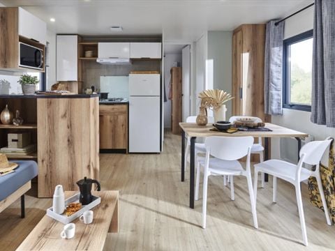 Mobilhome 4 personnes - CALIFORNIA DUO CONFORT - Lave-vaisselle - 2 chambres