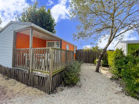 Mobilhome 4 personnes - GOYAVE -25 m² - 2 chambres- terrasse intégrée