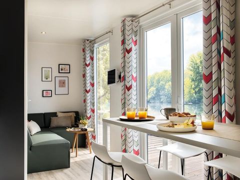 Mobilhome 6 personnes - PAPAYE - 3 chambres - 33 m² - terrasse semi-couverte de 15 m²