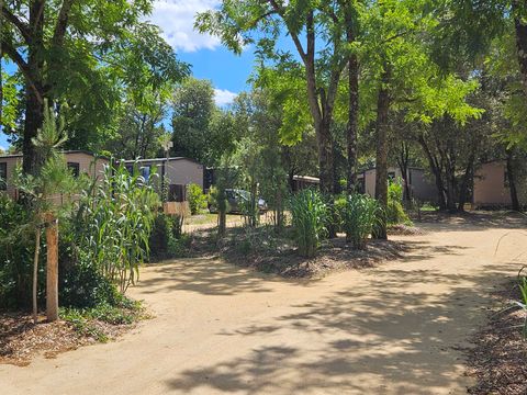 Mobilhome 6 personnes - PREMIUM "TERRE et FORET" - 35m² - 3 chambres - terrasse couverte 23M²-Nouveauté 2024