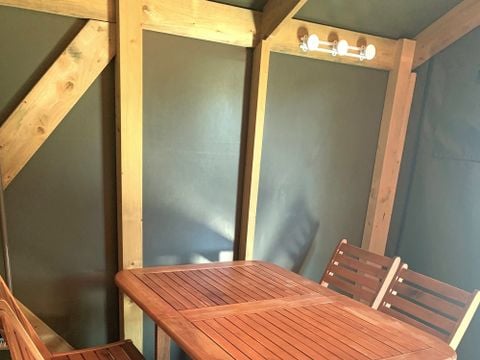 TENTE TOILE ET BOIS 4 personnes - Tente nature Cambodgia sans sanitaires