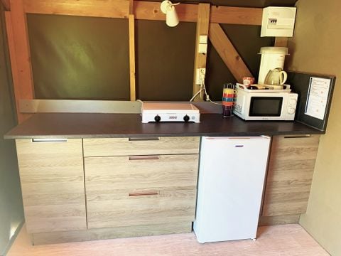 TENTE TOILE ET BOIS 4 personnes - Tente nature Cambodgia sans sanitaires