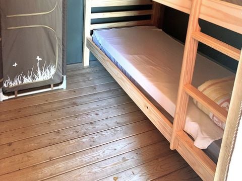 Tente en toile et en bois 4 personnes - Tente nature Cambodgia sans sanitaires