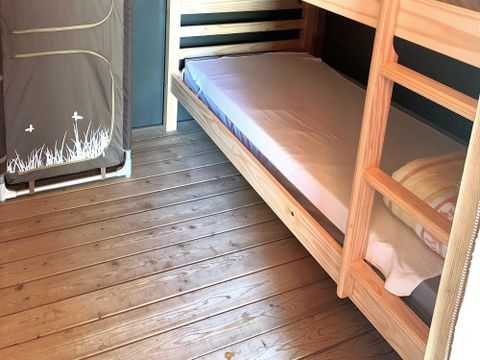 TENTE TOILE ET BOIS 4 personnes - Tente nature Cambodgia sans sanitaires