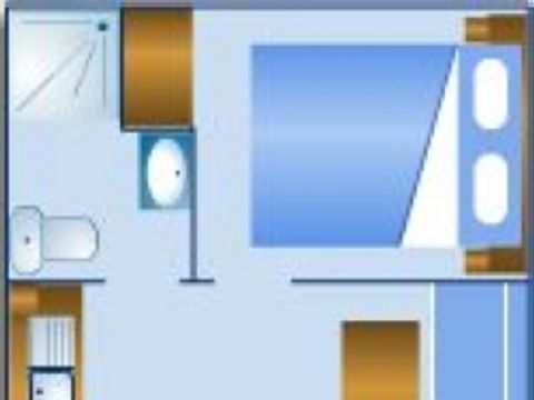 MOBILHOME 2 personnes - Cottage confort 2 personnes