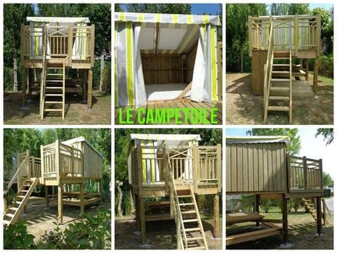 HÉBERGEMENT INSOLITE 3 personnes - CAMPÉTOILE sans sanitaires