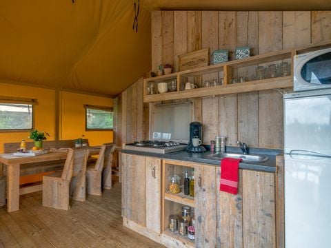 TENTE TOILE ET BOIS 6 personnes - Safari Lodge 6p