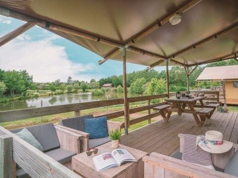 TENTE TOILE ET BOIS 8 personnes - Safari Lodge 8p