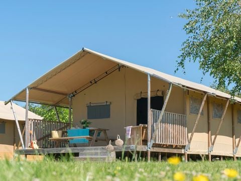 TENTE TOILE ET BOIS 6 personnes - Woody lodge 2chambres sans sanitaires