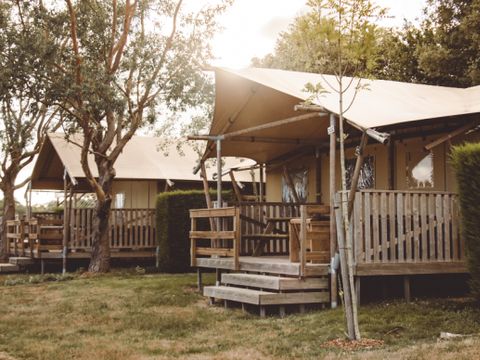 TENTE TOILE ET BOIS 7 personnes - Safari Lodge