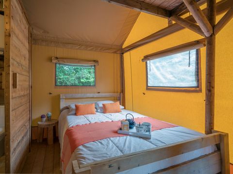 TENTE TOILE ET BOIS 8 personnes - Safari Lodge 8  personnes, Climatisée