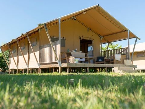 TENTE TOILE ET BOIS 6 personnes - Woody Lodge, Climatisée - 3 chambres