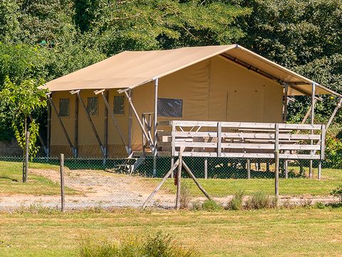 TENTE TOILE ET BOIS 6 personnes - Safari Lodge, 6p Climatisée