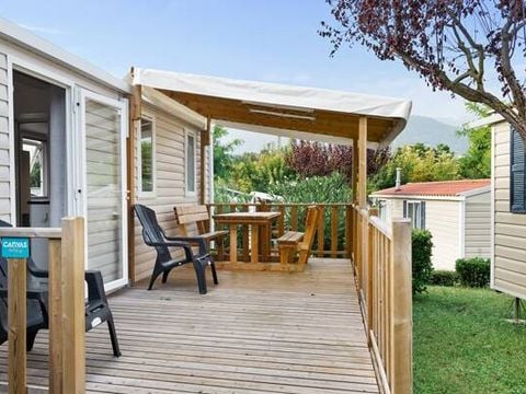 MOBILHOME 4 personnes - Comfort | 2 Ch. | 4 Pers. | Terrasse surélevée