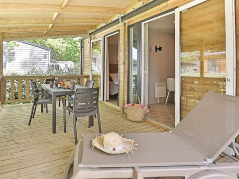 MOBILHOME 4 personnes - Mobil-home | Premium Exclusive | 2 Ch. | 4 Pers. | Terrasse surélevée | 2 SDB
