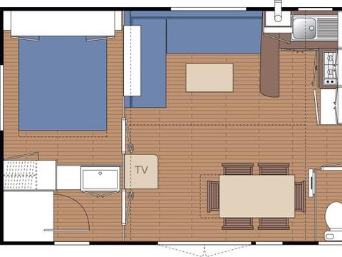 MOBILHOME 6 personnes - MH3 La Dourbie